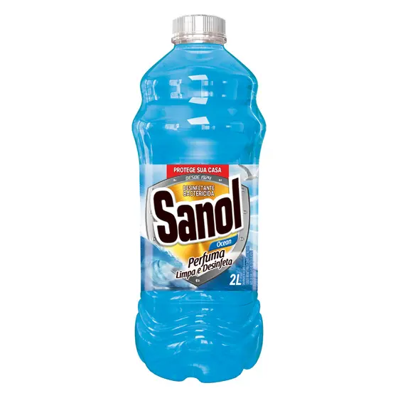 Desinfetante Bactericida com Perfume Ocean 2L Sanol