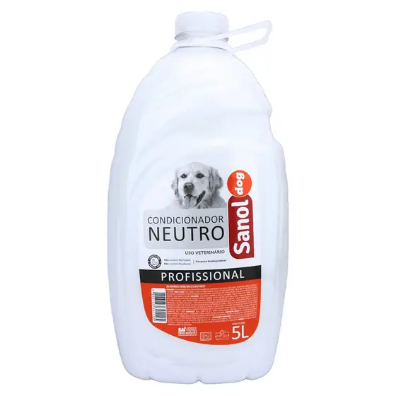 Condicionador Neutro Para Cães e Gatos 5L - Sanol Dog