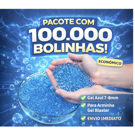 Bolinhas até 100.000  de Gel Orbeez para 7-8mm Orbis esfera Hidrogel bo-895