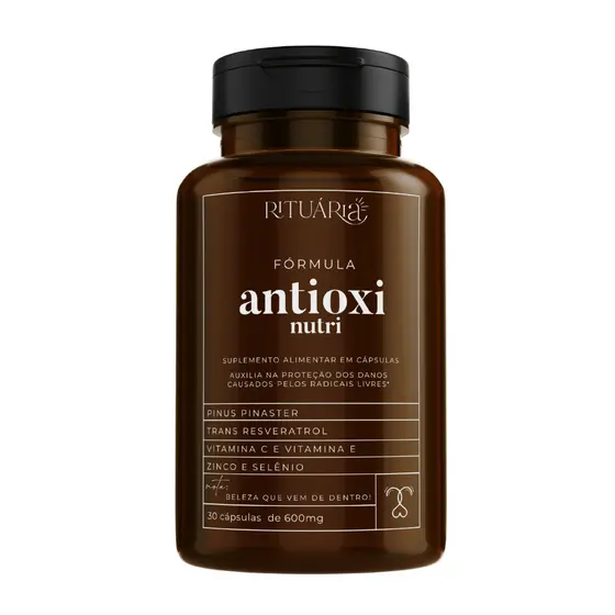 Fórmula Antioxi Nutri Rituária 30 Cáps Suplemento Pinus Pinaster Manchas Melasma Protetor Solar Oral