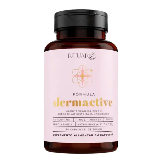 Fórmula Dermactive Rituária 30 Cáps Suplemento Controle Acne
