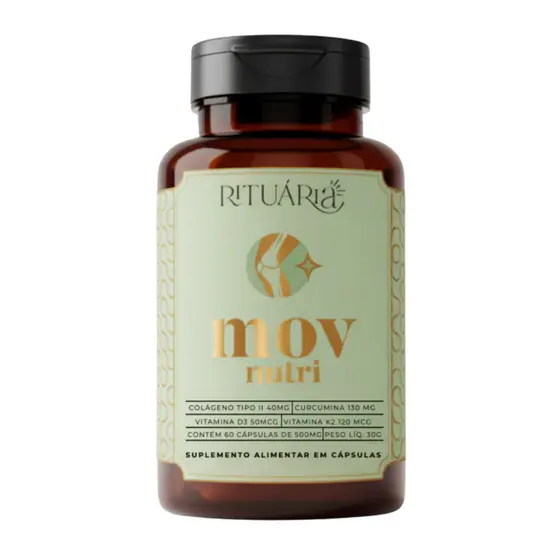 Suplemento Fórmula Mov Nutri menos rigidez Rituária 60 Cápsula