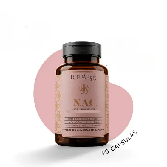 Fórmula NAC Rituária 90 cáps Antioxidante Glutationa