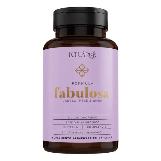 Fórmula Fabulosa Rituária 30 cápsulas Suplemento para Cabelo Pele Unha