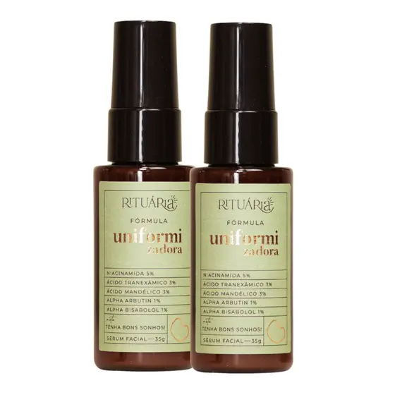 Kit 2x Sérum Clareador Fórmula Uniformizadora Rituária 35g para Manchas e Melasma