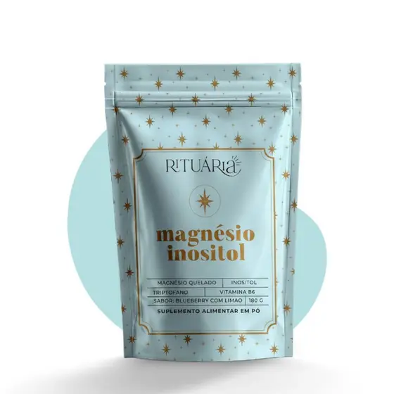 Magnésio Inositol 180g  Blueberry com Limão