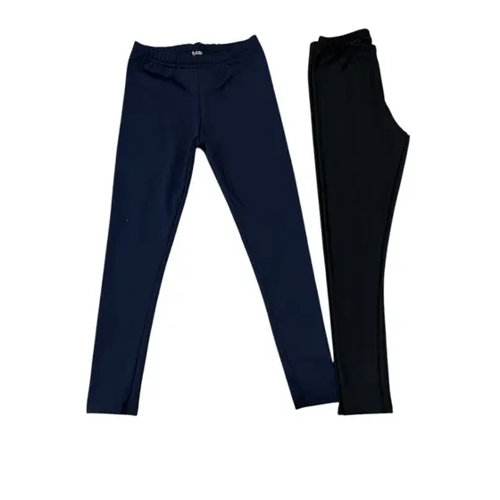 Kit 2 Calça Legging Infantil Grossa Calça Leg Peluciada Costura Reforçada Calça Térmica
