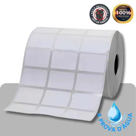1 Rolo Etiqueta Térmica 32x22 3 Colunas A PROCA D'AGUA