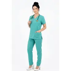 Pijama Cirúrgico Feminino Scrub Hospitalar Enfermagem Baba Estetica