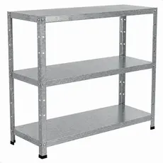 Estante 3 Bandejas Prateleiras Galvanizadas 90cm Resistente Organizador Nicho