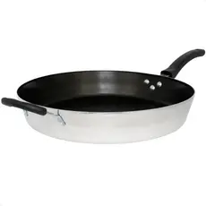 Frigideira Grande Antiaderente 32cm Alumínio Teflon 4 Litros Profissional Cabo Baquelite