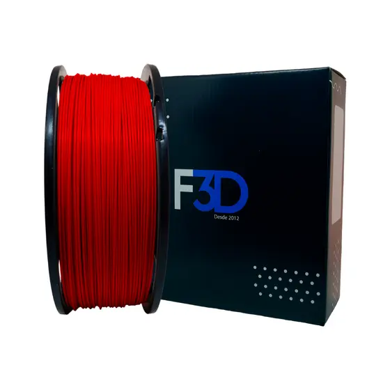 Filamento ABS Premium Vermelho 1kg 1,75mm
