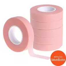 5 Fitas Transpore Rosa Antialérgica Para Extensão E Alongamento De Cílios 9m Envio Imediato