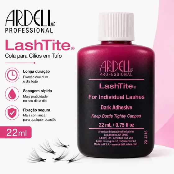 Cola Ardell 22ml para Cílios Fio a Fio Profissional Longa Duração e Secagem Rápida