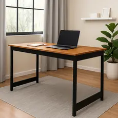 Mesa de Trabalho 120cm – Estrutura de Aço e Tampo MDP em Cores Variadas