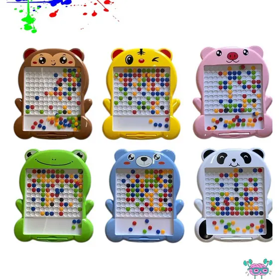 Brinquedo lousa Tábua De Desenho Magnético Escrita Colorido Folhetos Criativos Padrão Educaional