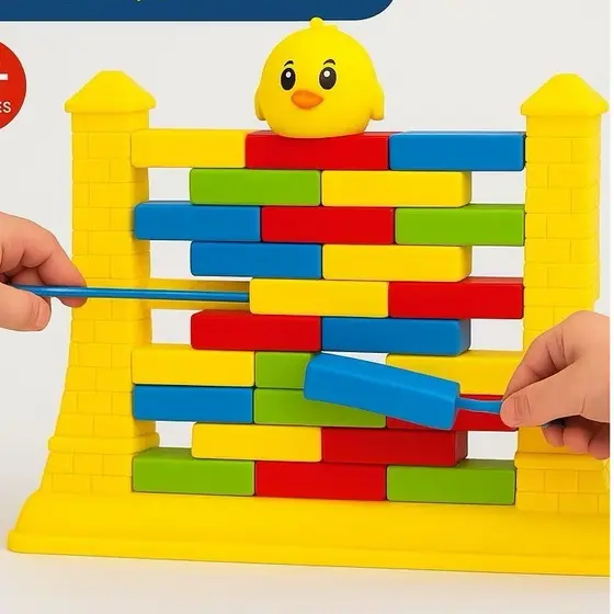 Jogo Educativo Desafio Parede com Sapo e Pato  – 48 Peças