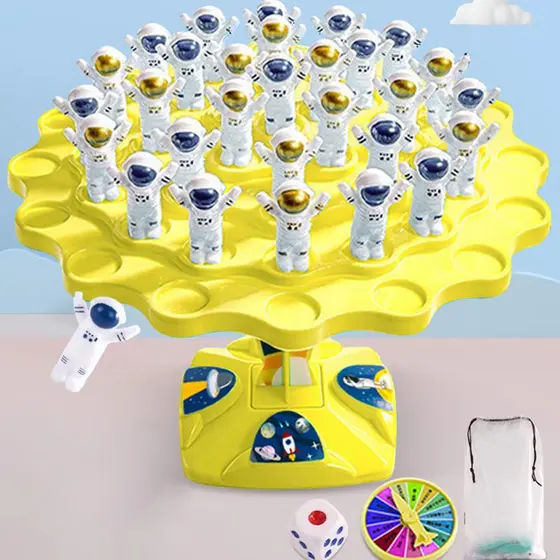 Astronauta Jogo De Mesa Equilíbrio 50 Peças Infantil Puzzle Tabuleiro