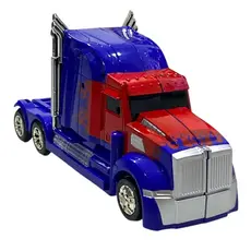 Caminhão Transformers Optimus Prime Vira Robô Para Criança