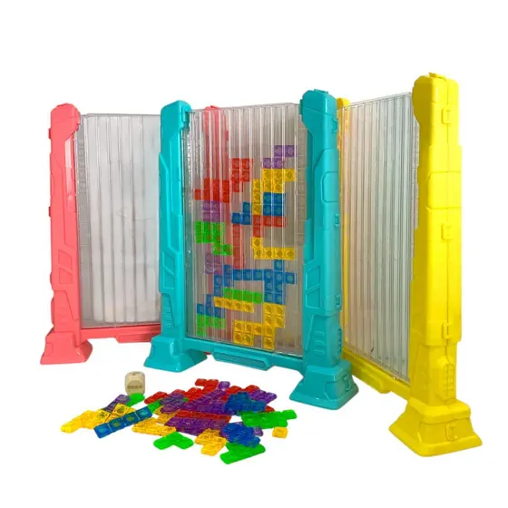 Jogo De Logica IQ Tetris puzzle 3D Educativo  Para Criança