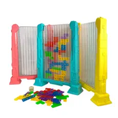 Jogo De Logica IQ Tetris puzzle 3D Educativo  Para Criança