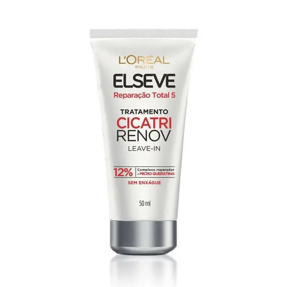 LEAVE-IN DE TRATAMENTO LORÉAL PARIS ELSEVE CICATRI RENOV 50ML