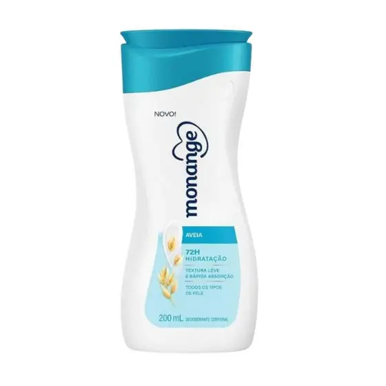 Loção Hidratante Monange Iogurte C/Aveia 200Ml