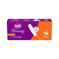 Absorvente Mili Beauty Interno Com 16 Super Sem Aplicador