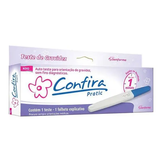 Teste de Gravidez Confira Pratic 1 unidades