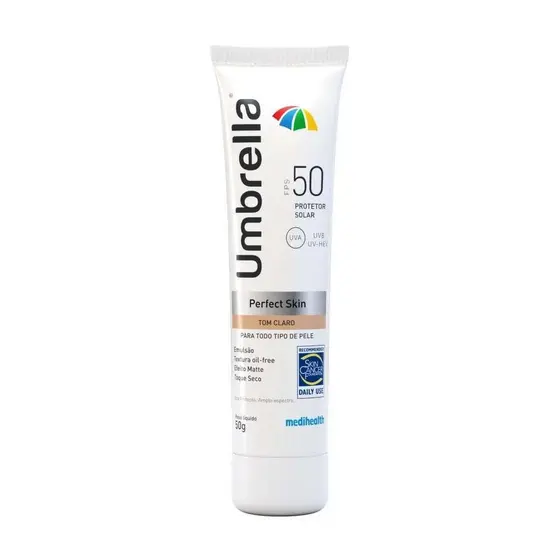 Protetor Solar Umbrella Perfect Skin Tom Claro Fps50 50g