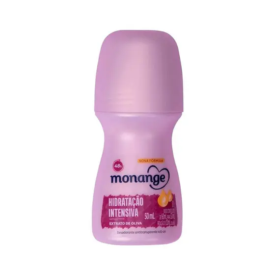 DESODORANTE MONANGE FEMININO 50ML ROLL ON HIDRATACAO INTENSIVA