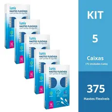Hastes Flexiveis Lunis Kit com 375 Unidades