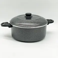 🍳 Caçarola c/ Alça Color Craquelada Nº 24 com Tampa | Indústrias Fênix