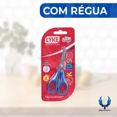 ✂️📚 Tesoura Escolar LYKE 12 cm – Segurança, Praticidade e Durabilidade para o Dia a Dia Escolar!