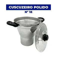 🍲 Cuscuzeiro Polido Nº 18 com Tampa | 2,3 Litros | Indústrias Fênix