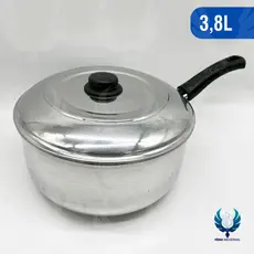 Caçarola de Alumínio Nº 22 com Cabo – 3,8 Litros | Linha Polida | Fabricada pela Indústrias Fênix