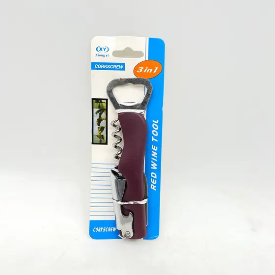 Abridor de Lata 3 em 1 Inox KS 🔪🥫 | Abridor Multifuncional, Aço Inoxidável, Resistente e Prático