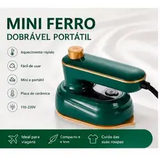 O Mini Ferro de Passar Dobrável foi desenvolvido para quem busca praticidade no dia a dia. Seu design compacto facilita
