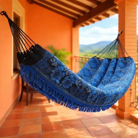 Rede de Descanso Premium Reforçada | Super Confortável + Resistente | Ideal para Varanda e Interior