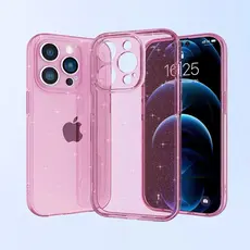 Capinha iPhone XR 11 12 13 14 Plus 15 16 17 Pro Max todos os iphone Glitter Brilho Silicone Capa estilosa