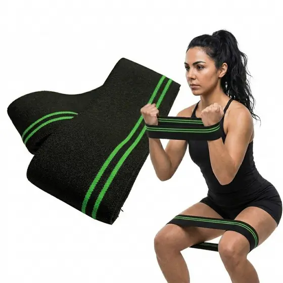 Hip Mini Band Forte Tecido Elástico Faixa Resistência Treino Quadril Pernas Braços