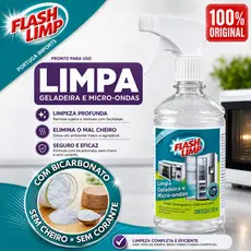 Limpa Geladeira e Microondas Flash Limp