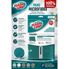 Pano de Microfibra Para Chão Com Furo 50 X 60 cm - Flash Limp