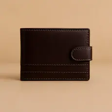 Carteira Masculina Couro 100% Legitimo Premium Cor Café Cod 715