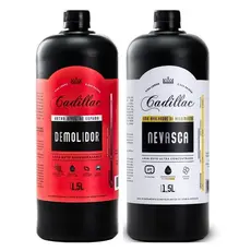 Kit Shampoo Automotivo AutoCadillac Nevasca + Demolidor 1,5L – Ultra Concentrado