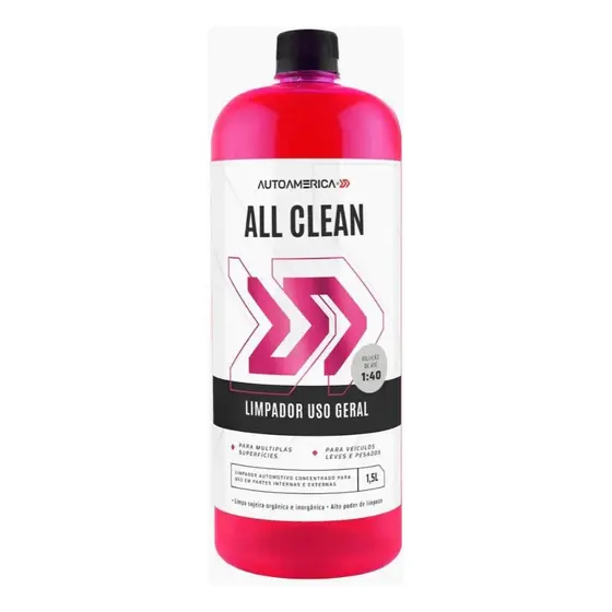 Shampoo Automotivo ConcentradoAll Clean Autoamerica 1,5l