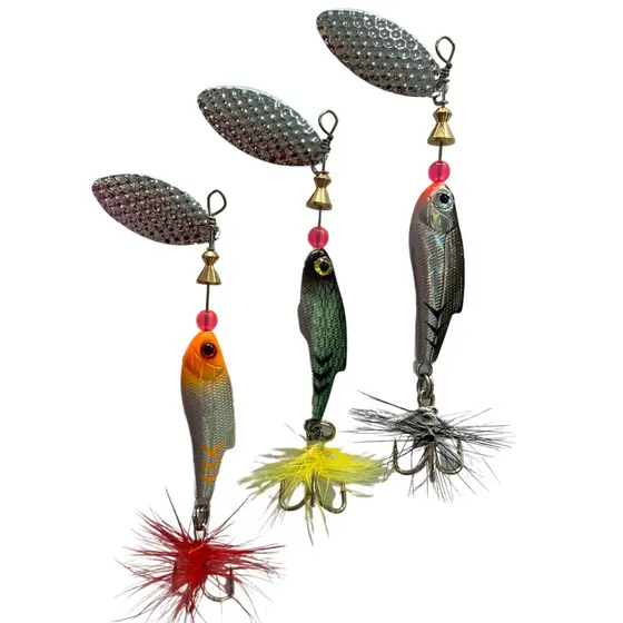 Kit pesca 03 isca artificial para pescaria profissional traira dourado iscas artificial acessórios