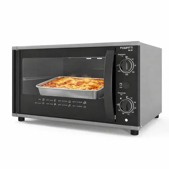 Forno Elétrico 48Litros Fogatti Top48  Dupla Resistência 1750W