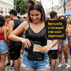 Pochete Corrida Academia Fitness Bike Cinto Porta Celular Chave Slim Won Diversas Cores Caminhada Bloquinho Carnaval