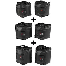 Kit Par Caneleiras Peso 2kg + 3kg + 4kg Tornozeleira de Peso Treino em Casa Funcional Academia